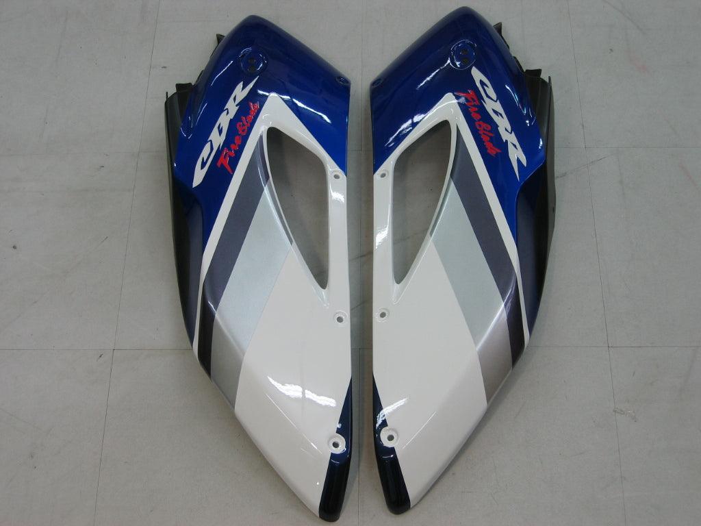 Amotopart 2004-2005 CBR1000 Honda Kit de carénage blanc et bleu