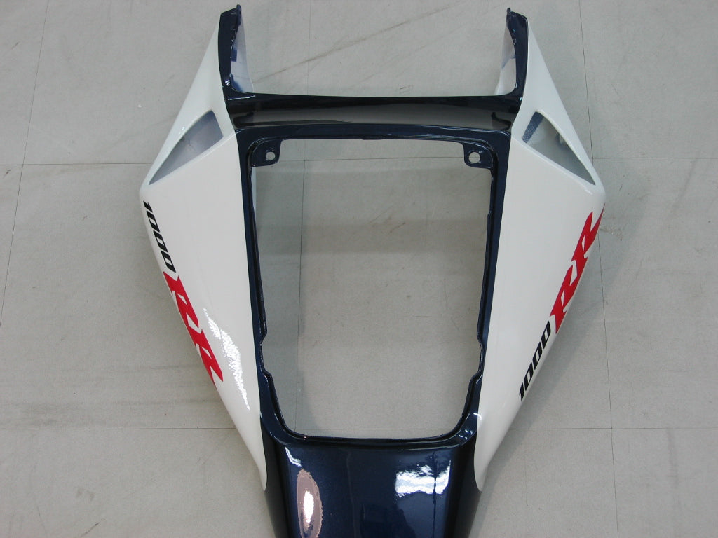 Amotopart 2004-2005 CBR1000 Honda Kit de carénage blanc et bleu