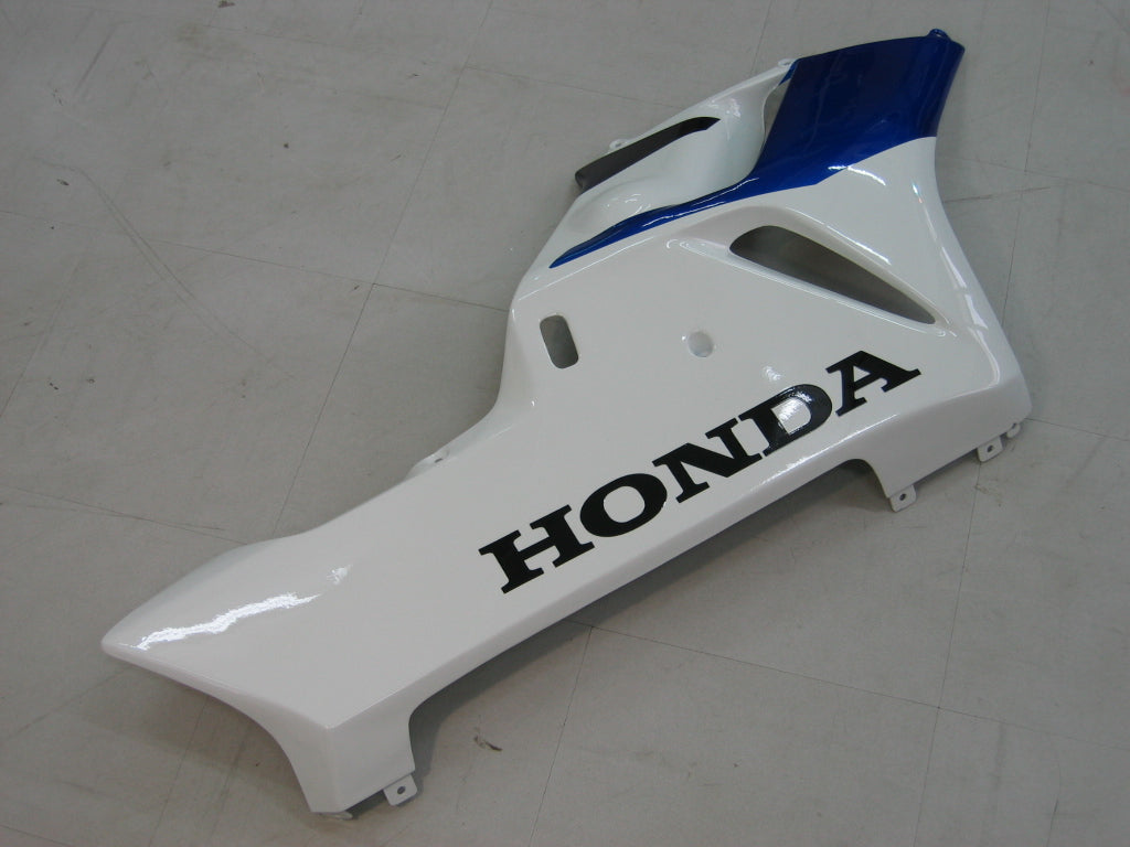 Amotopart 2004-2005 CBR1000 Honda Kit de carénage blanc et bleu