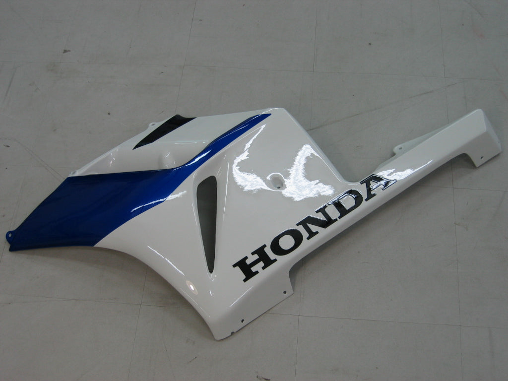 Amotopart 2004-2005 CBR1000 Honda Kit de carénage blanc et bleu