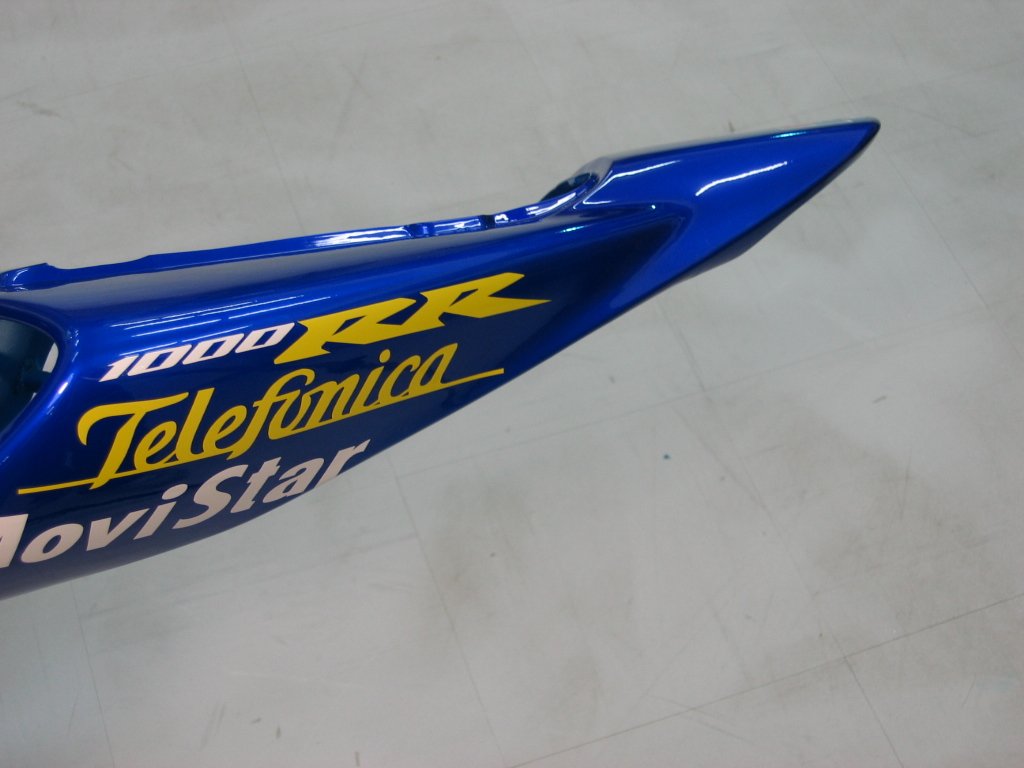 Amotopart-Verkleidungen Honda CBR1000RR 2004-2005 Verziehung Movistar Racing Blue Checker Verkleidungskit