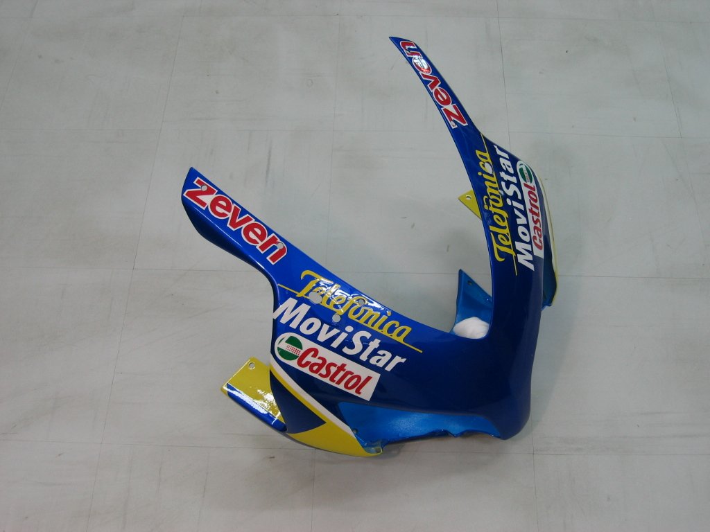 Amotopart-Verkleidungen Honda CBR1000RR 2004-2005 Verziehung Movistar Racing Blue Checker Verkleidungskit