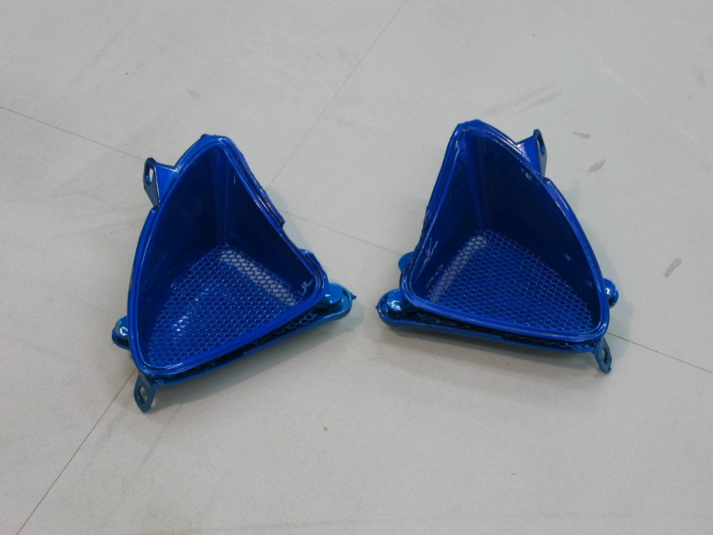 Amotopart-Verkleidungen Honda CBR1000RR 2004-2005 Verziehung Movistar Racing Blue Checker Verkleidungskit