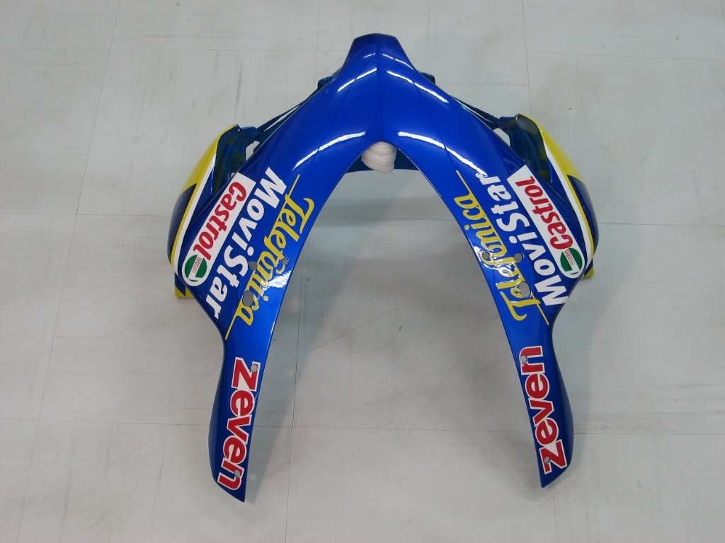 Amotopart-Verkleidungen Honda CBR1000RR 2004-2005 Verziehung Movistar Racing Blue Checker Verkleidungskit