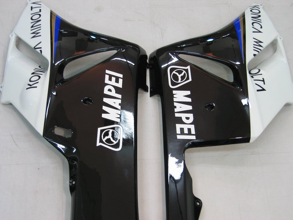 Carénages Amotopart Honda CBR1000RR 2004-2005 carénage blanc Kit kite Konica Minolta Racing