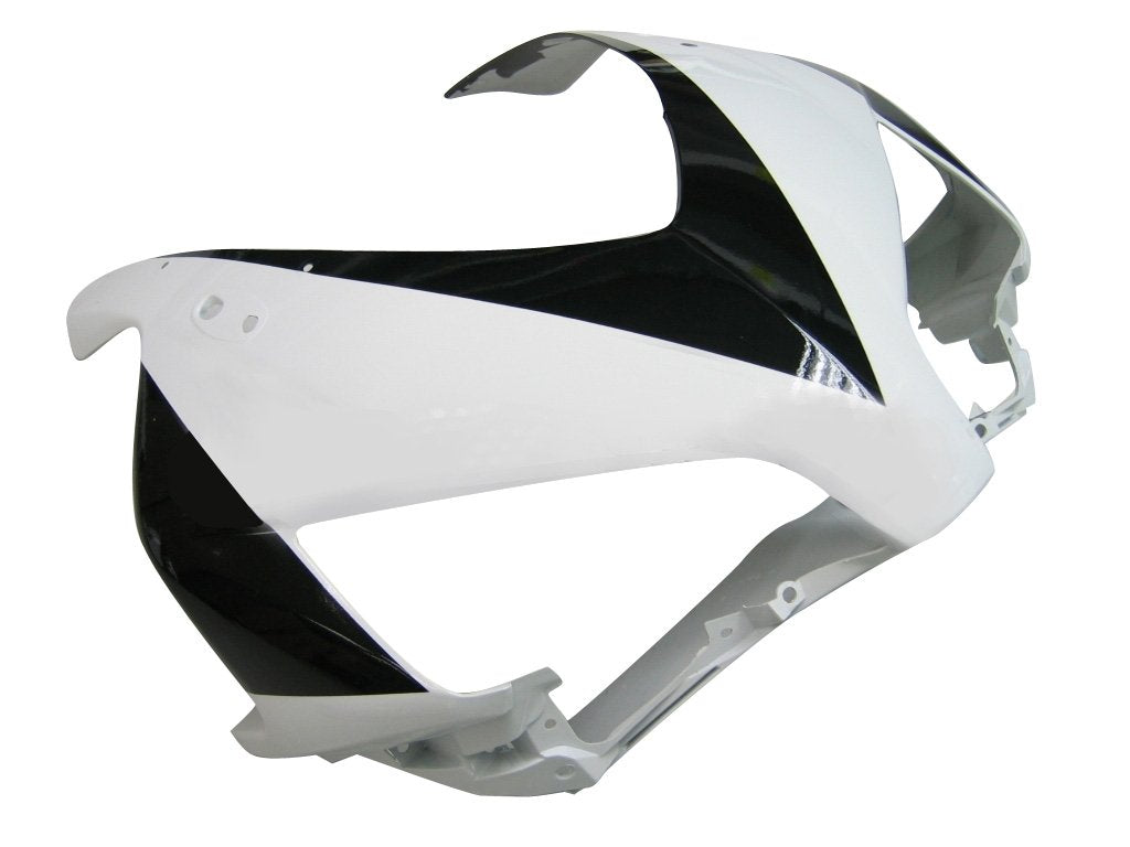 Carénages Amotopart CBR1000RR 2004-2005 carénage blanc kit gâchette Honda Racing noir