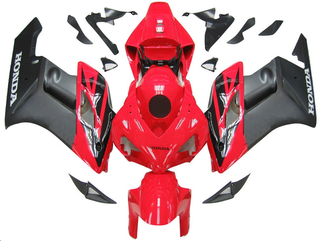 Amotopart 2004-2005 Honda CBR1000 Kit de carénage rouge et noir