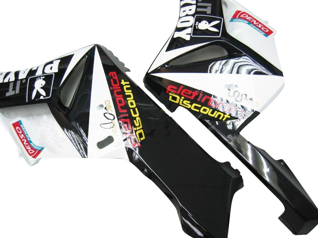 Amotopart-Favoritings Honda CBR1000RR 2004-2005 Abzugsspiel-Rennspannungskit Black White Abzugskit