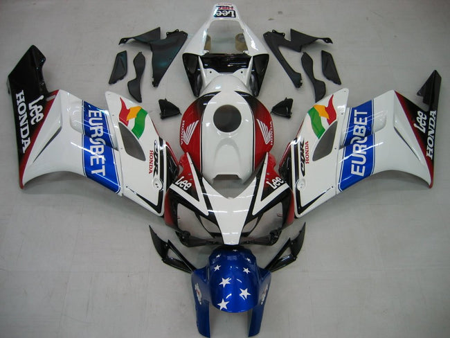 Amotopart-Verkleidungen Honda CBR1000RR 2004-2005 Verkleidung Eurobet Racing Multi-Color-Verkleidung Kit