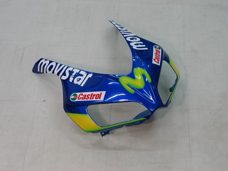 Amotopart Verkleidung Honda CBR1000RR 2006-2007 Verziehung Movistar Racing Blue & Green Abzugskit