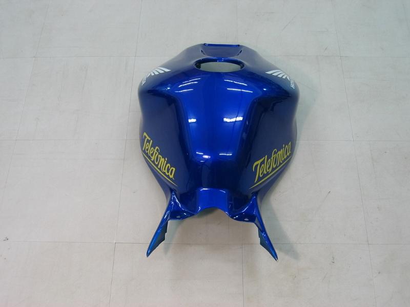 Amotopart Verkleidung Honda CBR1000RR 2006-2007 Verziehung Movistar Racing Blue & Green Abzugskit