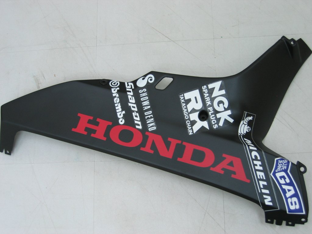 Amotopart Carénages Honda CBR1000RR 2006-2007 Carénage Valentino Rossi Racing Kit de balayage noir jaune