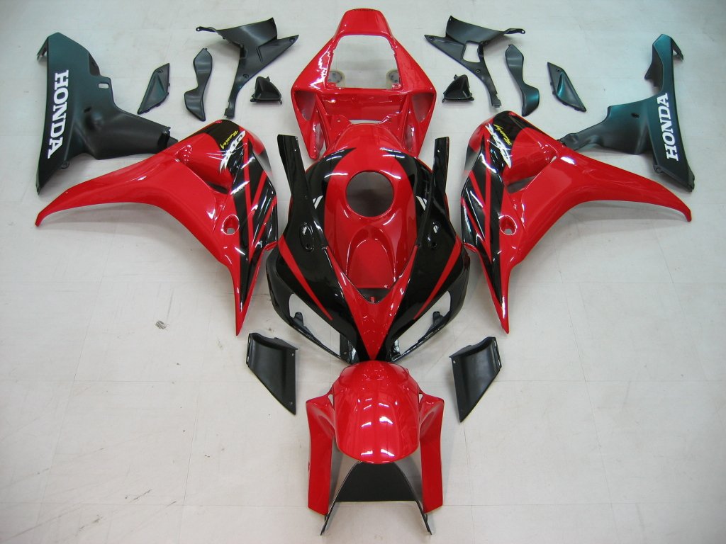 Amotopart 2006-2007 1000RR Honda Verkleidung Red Black Kit