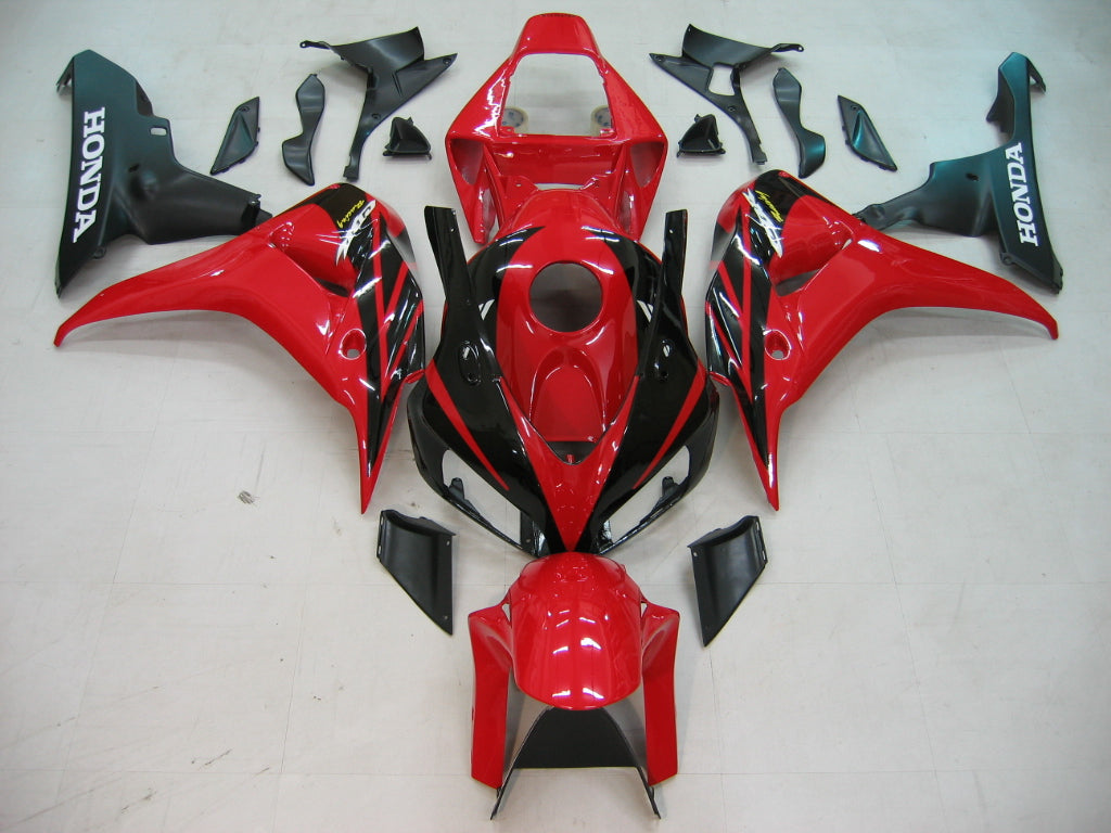 Amotopart 2006-2007 Honda CBR1000 Verkleidung Red & Black Kit