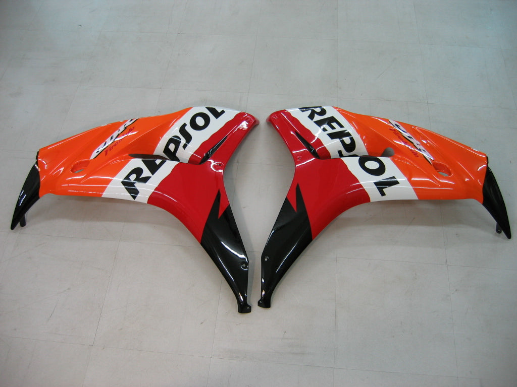 Amotopart 2006-2007 Honda CBR1000 Carénage Orange &amp; Noir Kit