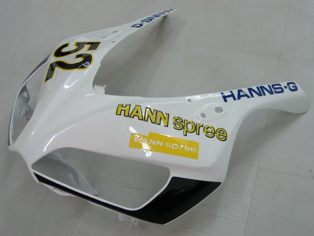 Carénages Amotopart Honda CBR1000RR 2006-2007 carénage blanc N ° 52 Hannspree Racing kit de déclenchement