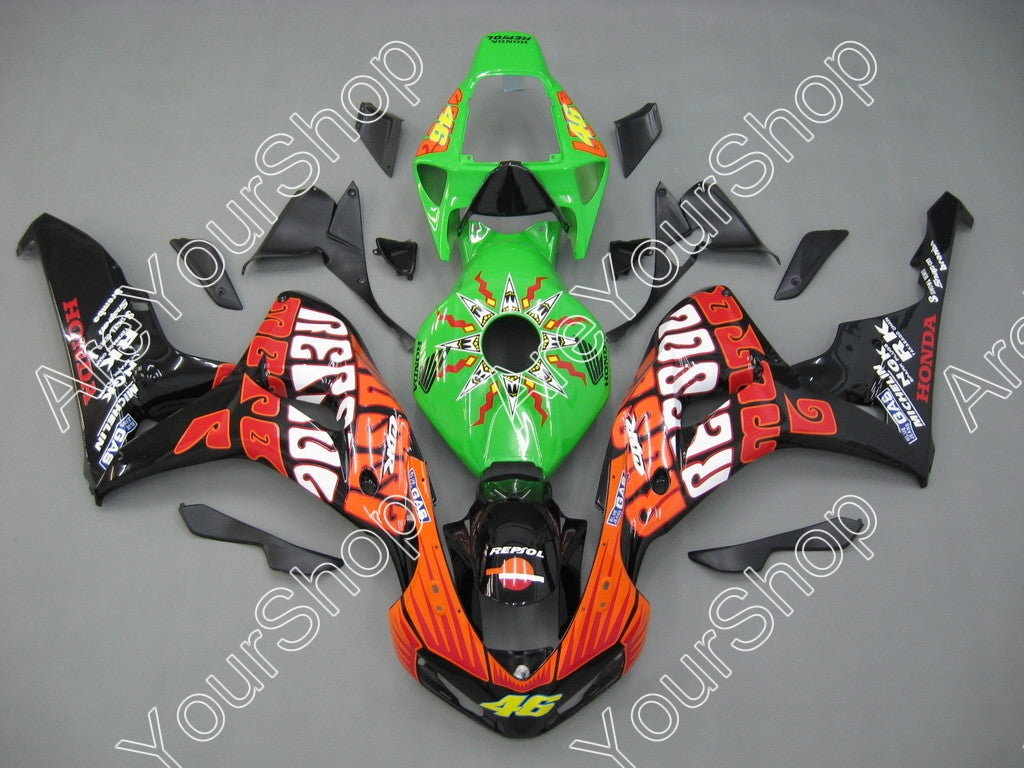 Amotopart 2006-2007 Honda CBR1000 Kit de carénage multicolore