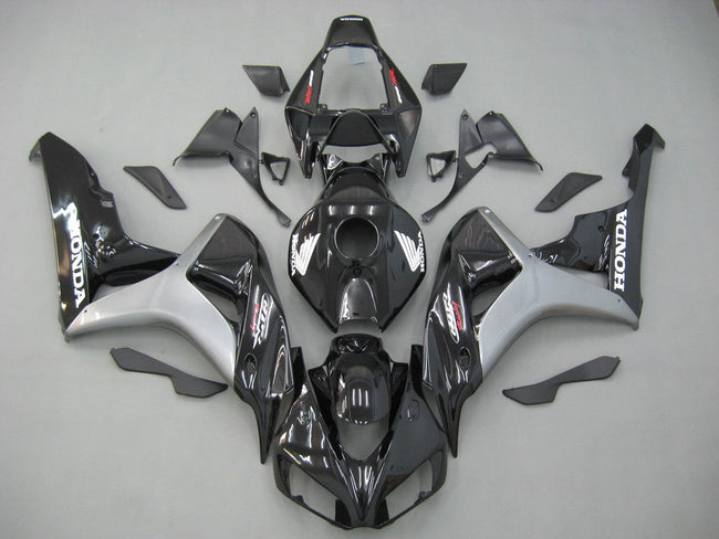 Amotopart 2006-2007 Honda CBR1000 Verkleidung Black & Grey Kit
