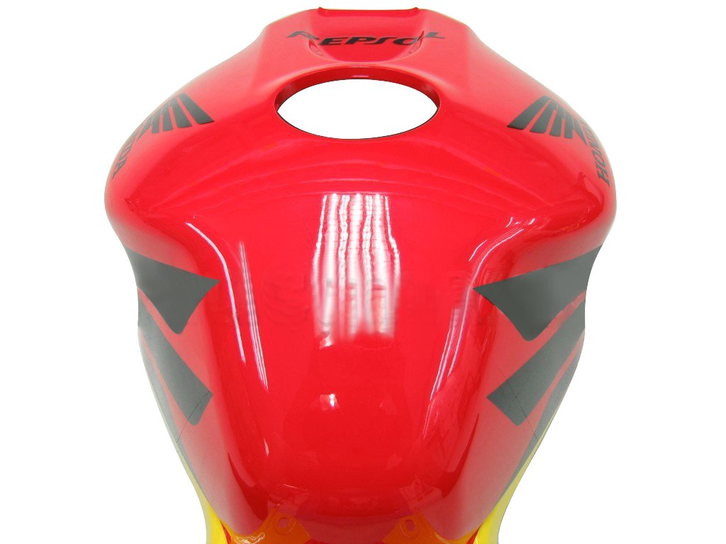 Amotopart Carénages Honda 1000RR 2006-2007 Carénage Rouge Jaune Vert CBR Race Walk Kit