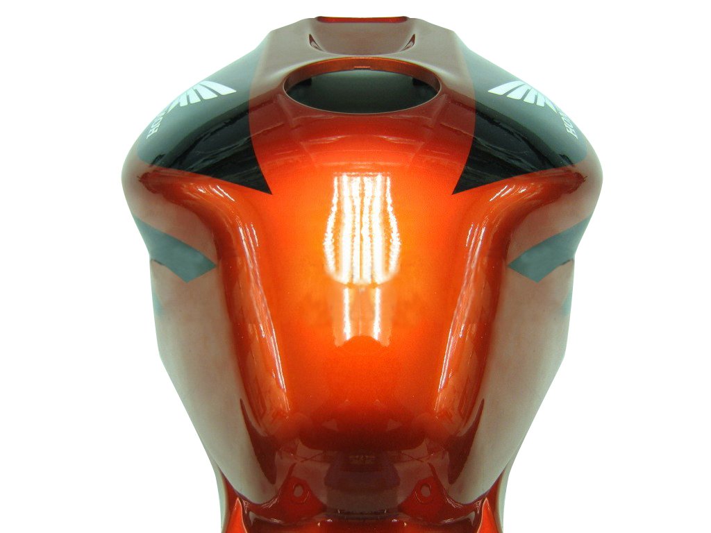 Amotopart Favoritings Honda 1000RR 2006-2007 Verkleidung Orange Metallic & Black CBR Racing Kiting Kit