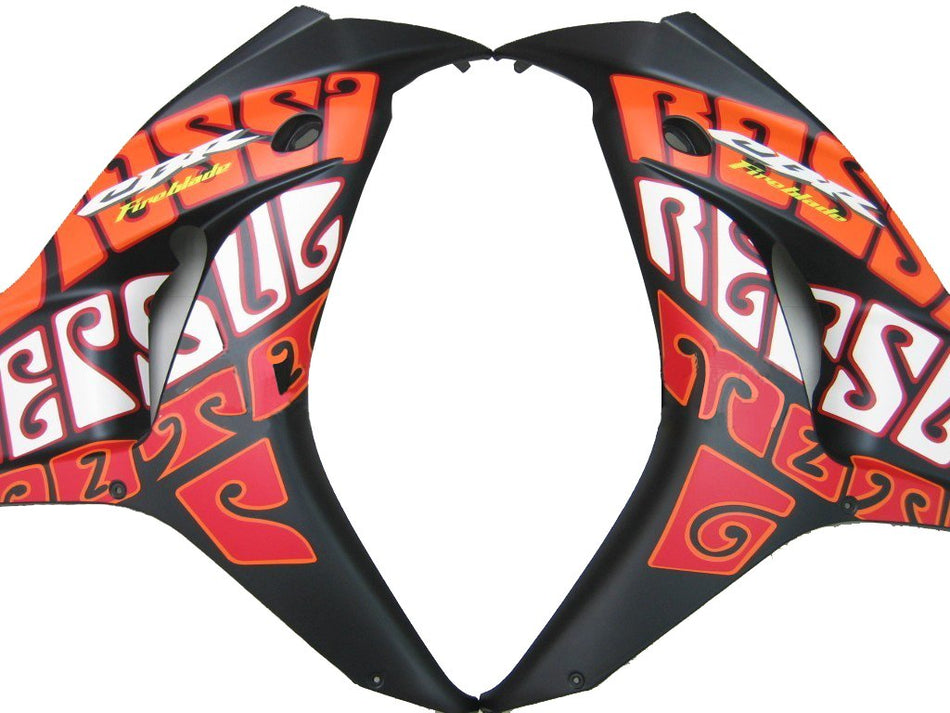 Amotopart Carénages Honda CBR1000RR 2006-2007 Carénage Valentino Rossi Racing Kit de carénage noir