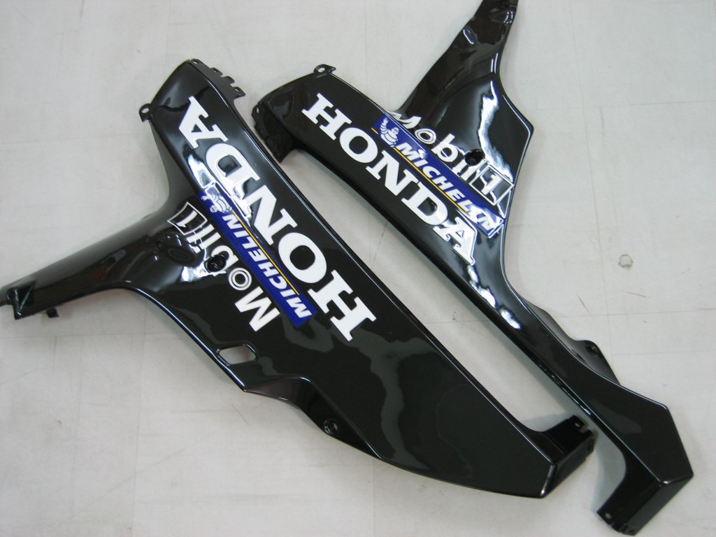 Amotopart-Verkleidungen Honda CBR1000RR 2006-2007 Verziehung West Racing Black Verkleidungskit