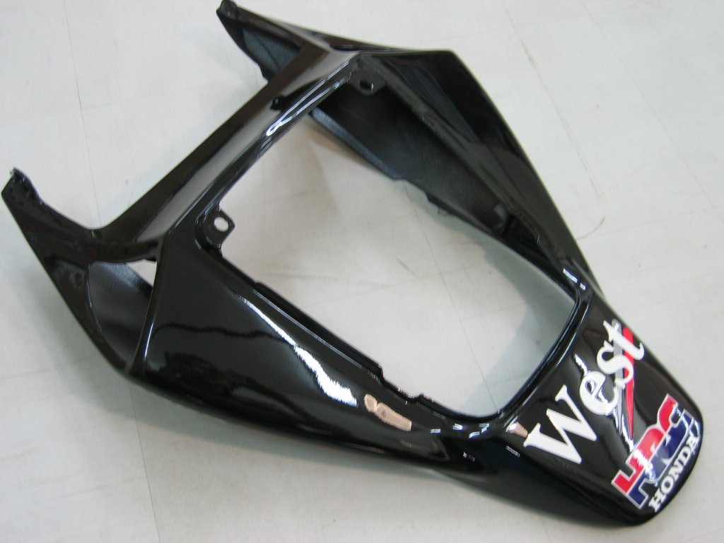 Amotopart-Verkleidungen Honda CBR1000RR 2006-2007 Verziehung West Racing Black Verkleidungskit