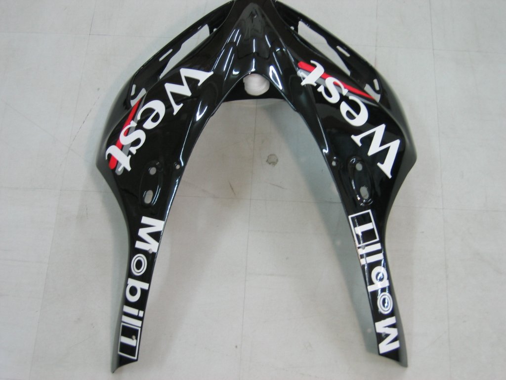 Amotopart-Verkleidungen Honda CBR1000RR 2006-2007 Verziehung West Racing Black Verkleidungskit