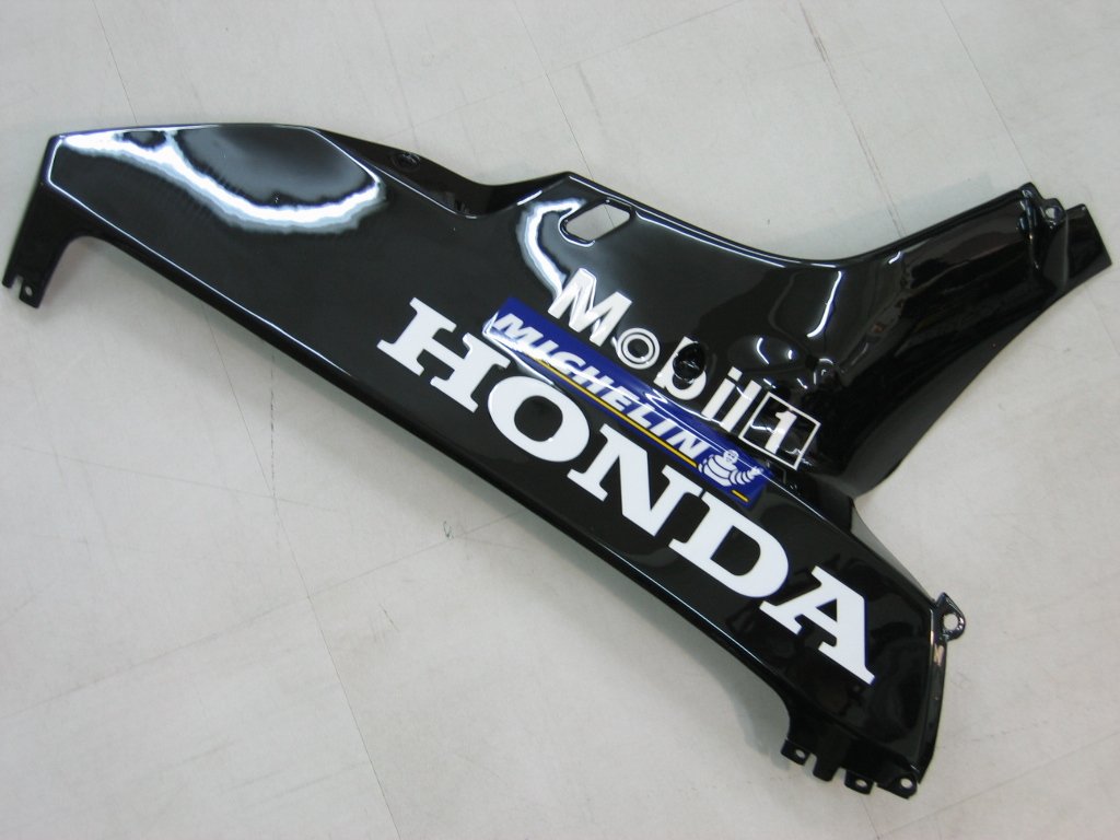 Amotopart-Verkleidungen Honda CBR1000RR 2006-2007 Verziehung West Racing Black Verkleidungskit