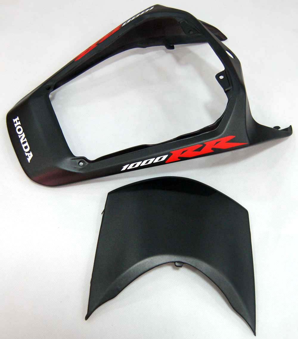 Amotopart Favoritings 2008-2011 Honda CBR 1000 RR Matte Black CBR Racing Generic