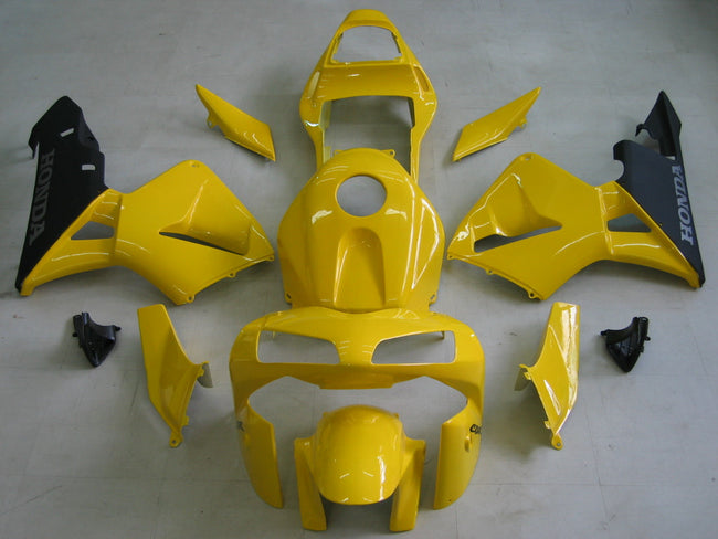 Amotopart 2003-2004 CBR600 Honda Verkleidung gelbes Kit