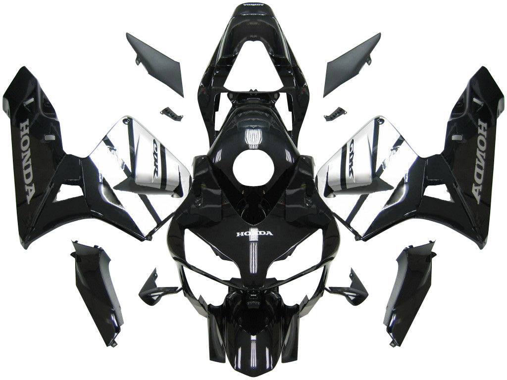 Amotopart 2003-2004 CBR600 Honda Carénage Noir Kit