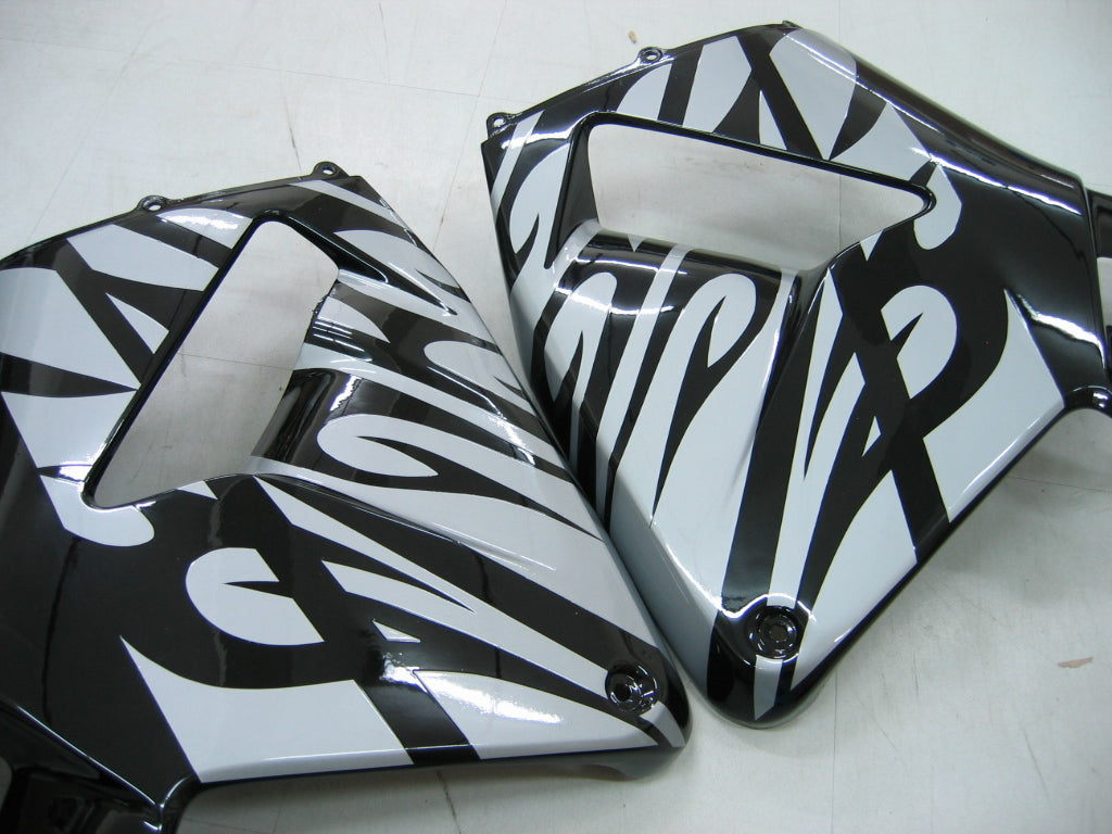 Amotopart Faillings 2005-2006 Honda CBR 600 RR Black & Silver Tribal Tatoo Racing Generika