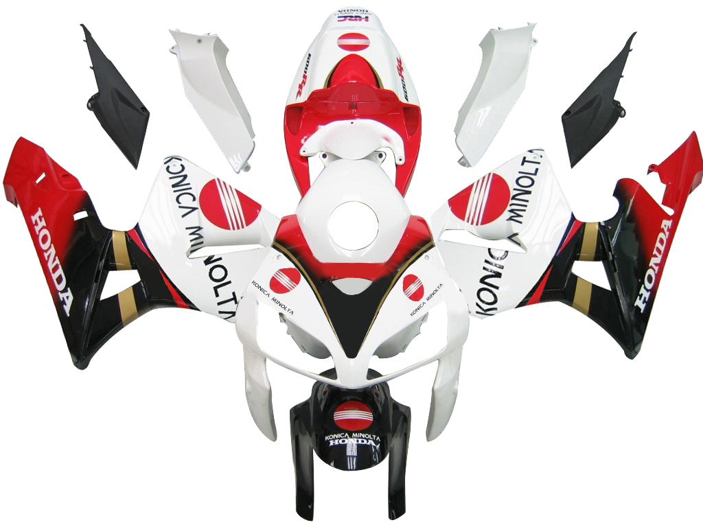 Amotopart 2005-2006 Honda CBR600 Verkleidung wei? und rote Kit