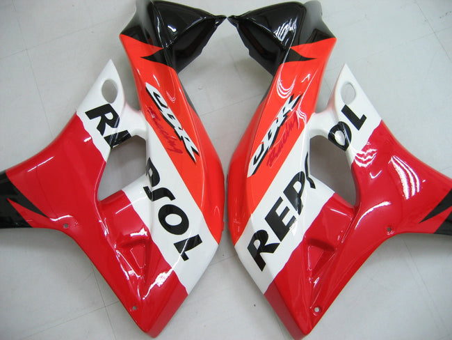 AMOTOPART FAKINGS 2007-2008 Honda CBR 600 RR Black & Orange Repsol Racing Generic Racing