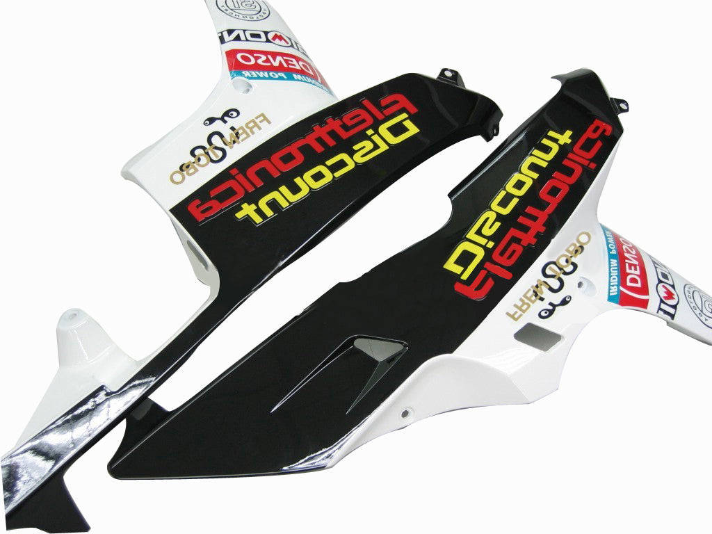 Amotopart 2007-2008 CBR600 Honda Kit de carénage blanc et noir