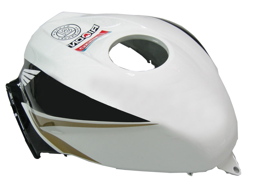 Amotopart 2007-2008 CBR600 Honda Kit de carénage blanc et noir