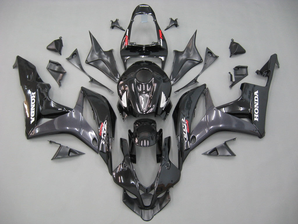 Amotopart 2007-2008 CBR600 Honda Carénage Noir Kit