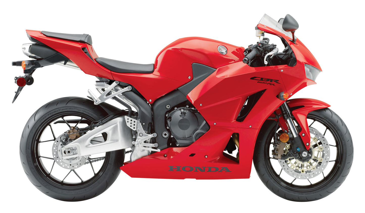 Amotopart 2013-2014 CBR600 Honda Carénage Rouge Kit