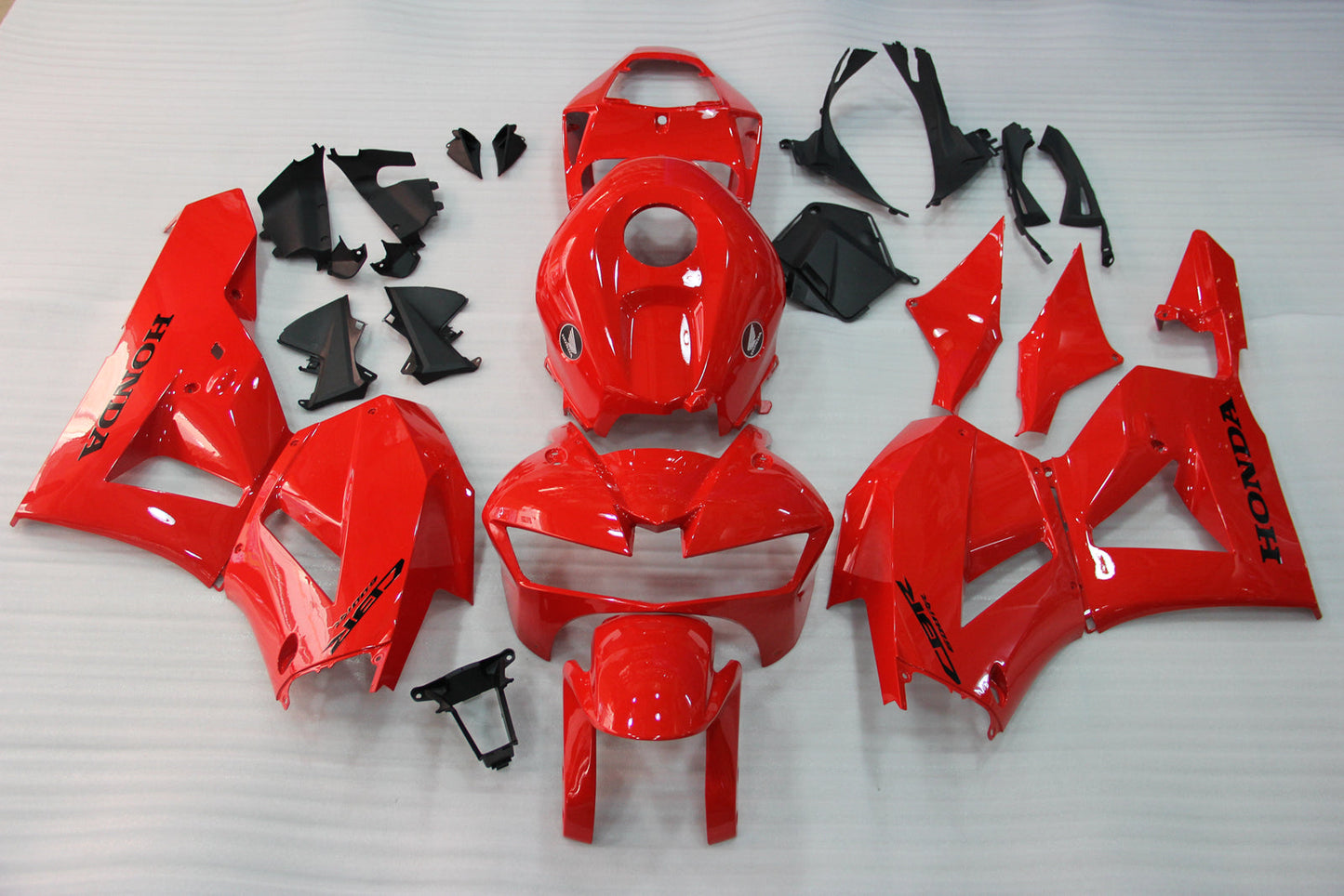 Amotopart 2013-2014 CBR600 Honda Carénage Rouge Kit