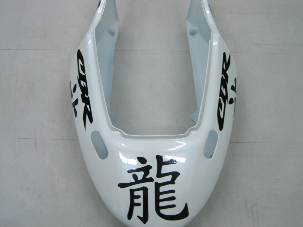 Amotopart Honda 2003-2010 CBR600F4I Verkleidung White & Black Kit