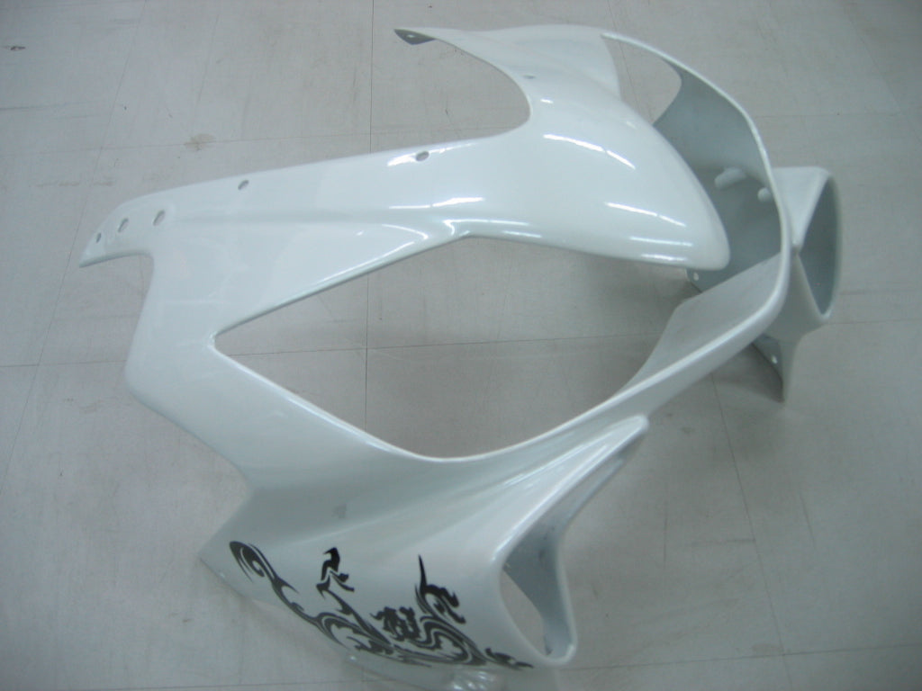 Amotopart Honda 2003-2010 CBR600F4I Kit de carénage blanc et noir