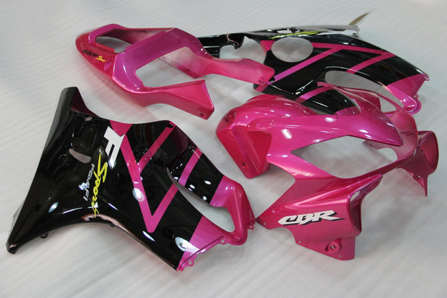 Amotopart 2001-2003 Honda CBR600F4i Verkleidung Pink & Black Kit