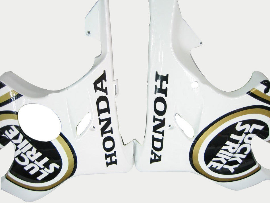 Amotopart 2003-2010 Honda CBR600F4i Kit de carénage noir et flamme bleue