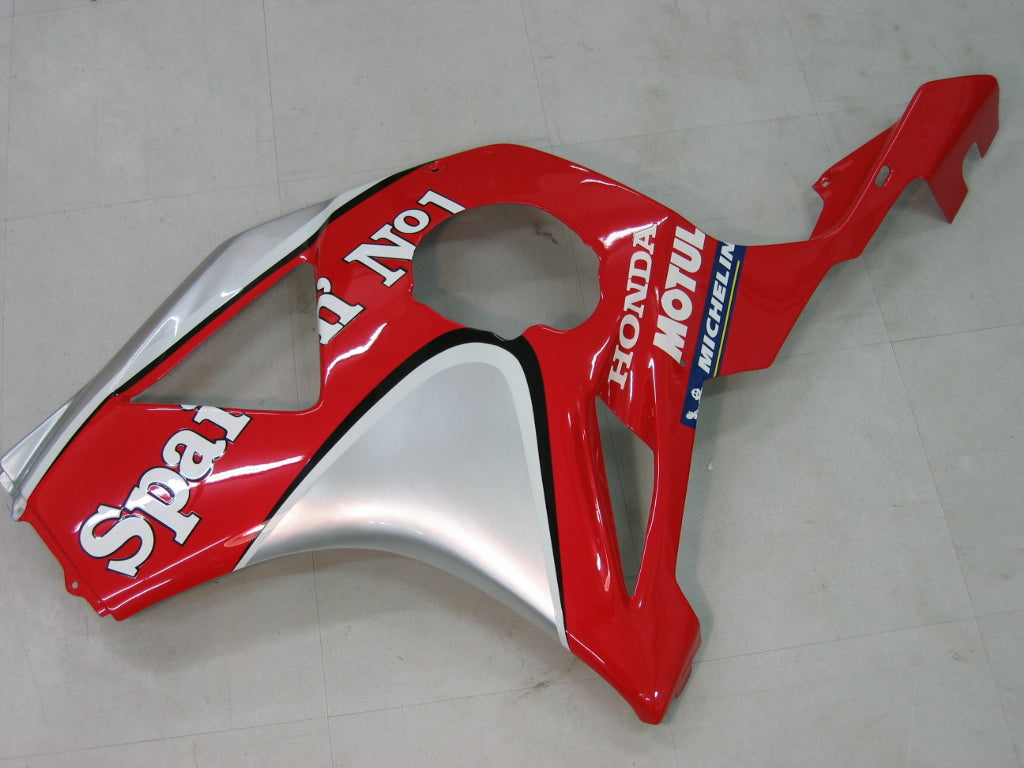 Amotopart 2002-2003 Honda CBR954 Carénage Carénage Rouge et Blanc Kit