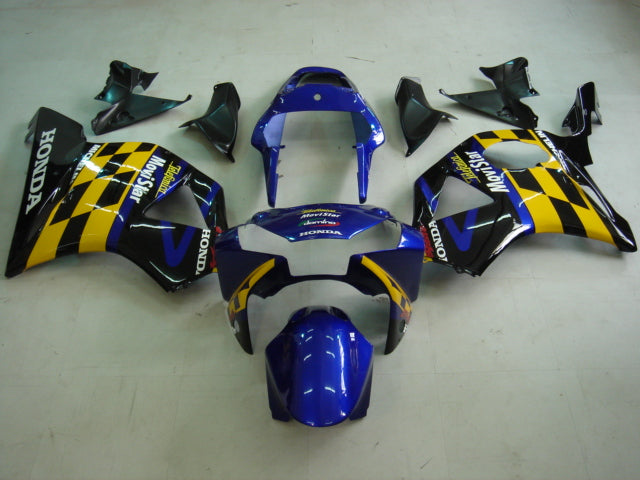 Amotopart 2002-2003 Honda CBR954 Carénage Bleu Multicolore Kit