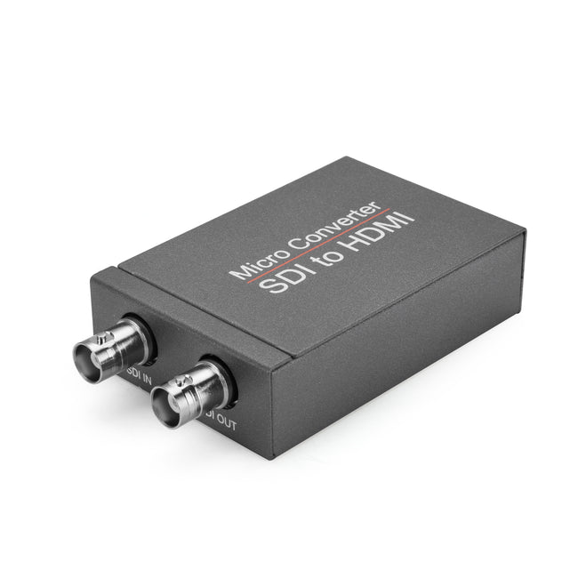 1 SDI In to 2 HDMI + SDI Out Mini HD Video Micro Konverter Audio Switcher