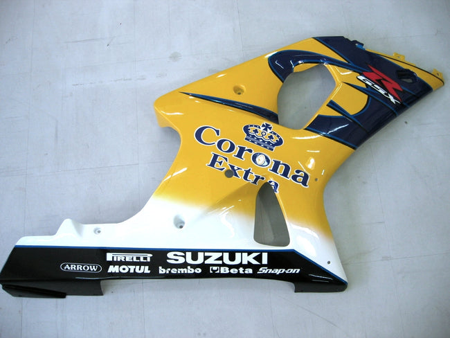 Amotopart 2000-2002 Suzuki GSXR1000 Verkleidung gelbes Kit