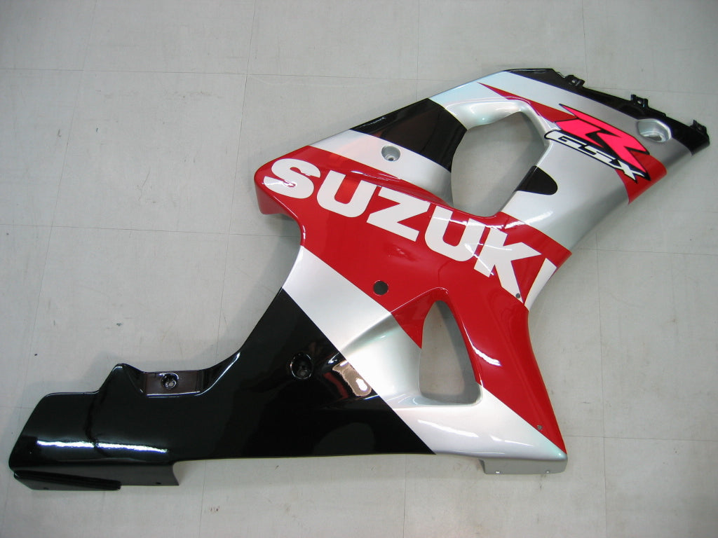 Amotopart 2000-2002 Suzuki GSXR1000 Verkleidung Red & Sliver Kit