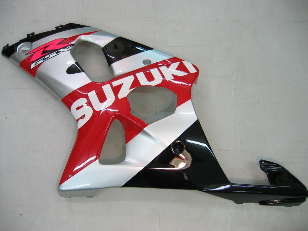 Amotopart 2000-2002 Suzuki GSXR1000 Verkleidung Red & Sliver Kit